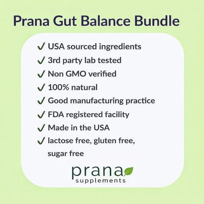 Prana Gut Balance Bundle - 3 months supply