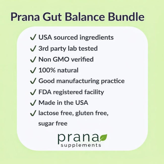 1 x Prana Gut Balance Bundle